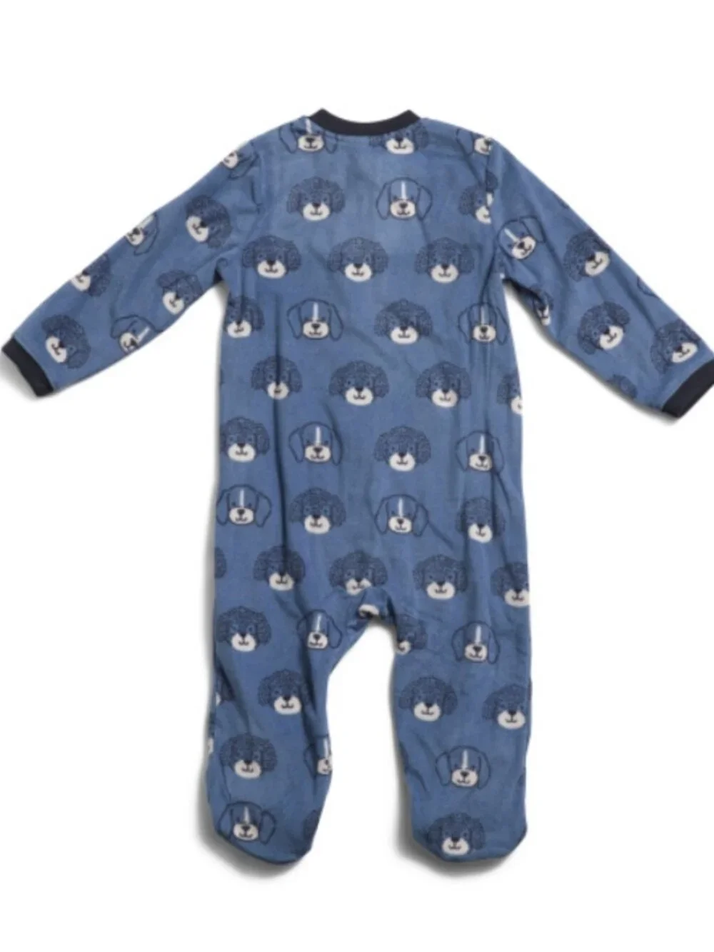 NWT LITTLE ME Infant Boys Puppy Print Blanket Footed Coveralls